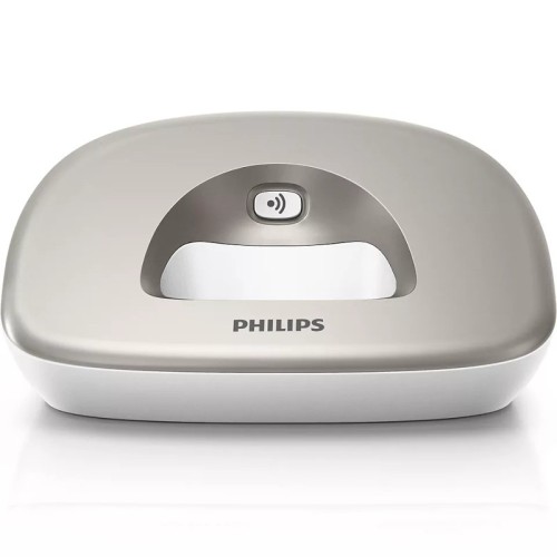 Philips Philips XL4901S/GRS (Ελληνικό Μενού) Ασύρματο τηλέφωνο συμβατό με ακουστικά βαρηκοΐας, με ανοιχτή ακρόαση, φωτ. οθόνη και φραγή κλήσεων