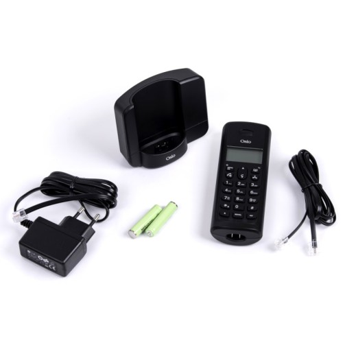 Osio Ασύρματο Τηλέφωνο OSD-8910B Μαύρο 14587-0107