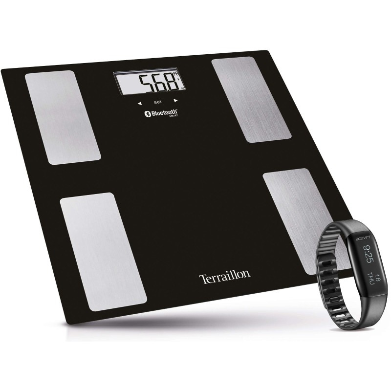 Terraillon Terraillon GR14501 14925 Ζυγαριά Μπάνιου με Smartwatch Web Coach KIT Bluetooth - 100212-0023
