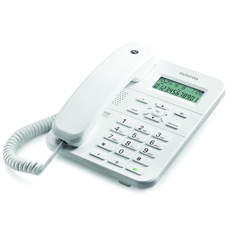 Motorola Τηλέφωνο Ενσύρματο CT202 (14587-9274) Λευκό
