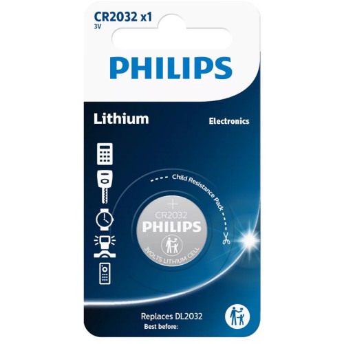 Philips Μπαταρία λιθίου CR-2032/01GRS (1156350-0004)