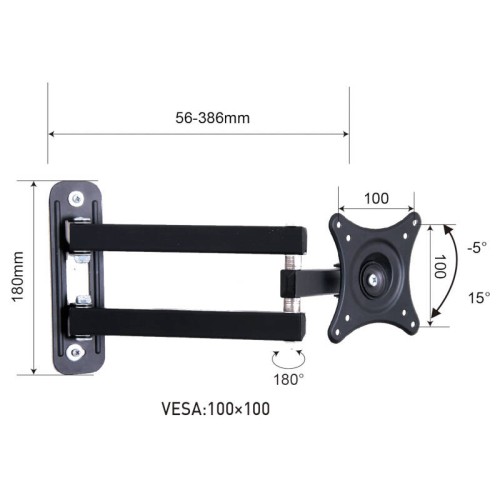 Osio Βάση TV Τοίχου OSM-7832 (10''-24'')(18589-7832)