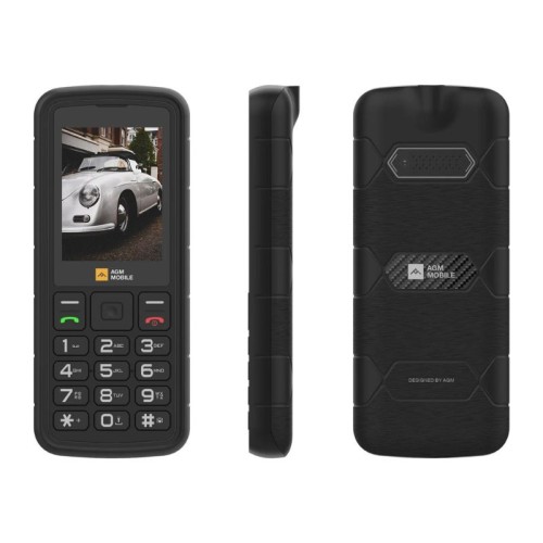 AGM Κινητό Τηλέφωνο M9 (120087-0007) Μαύρο 