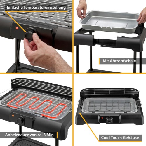 First Austria Ηλεκτρική Γκριλιέρα FA-5350-3 Αδιάβροχη 2200W (199199-0050)