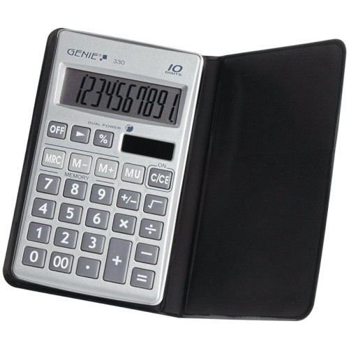 Genie Αριθμομηχανή τσέπης 330 με Mark Up και θήκη