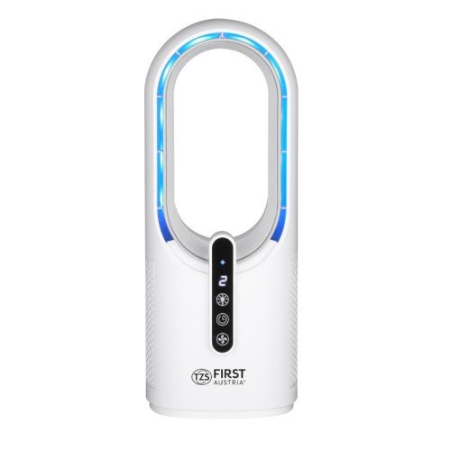 First Austria Επιτραπέζιος ανεμιστήρας FA-5552-WI επαναφορτιζόμενος χωρίς πτερύγια με 3 ταχύτητες και φως 7 χρωμάτων