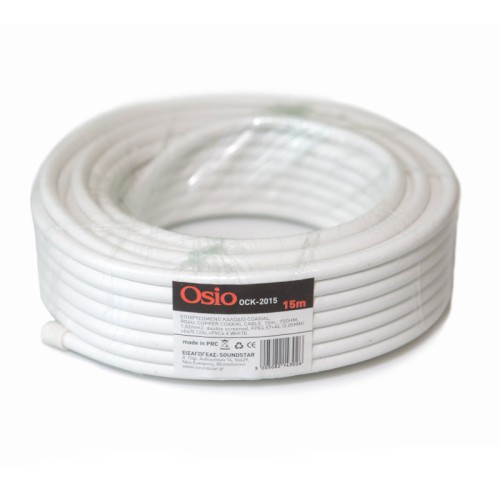 Osio Καλώδιο κεραίας OCK-2015 ομοαξονικό 15M 75Ω