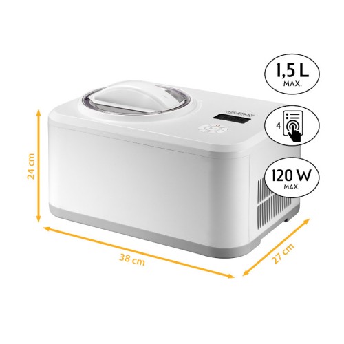First Austria Παρασκευαστής παγωτού-γιαουρτιού FA-5105-2 με οθόνη 1,5L-120W