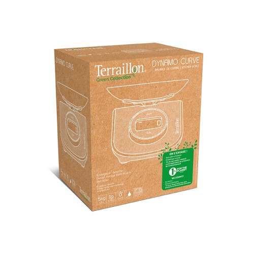 Terraillon Terraillon GR14770 Ζυγαριά Κουζίνας Dynamo Curve Μπλε - 100212-0015