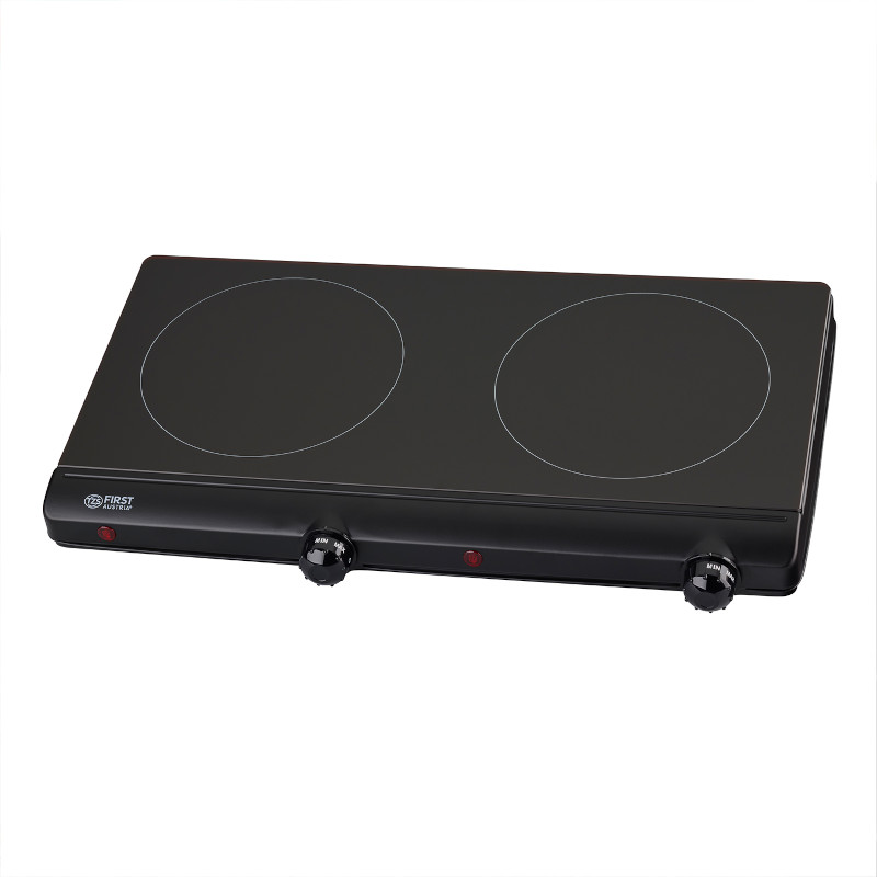 First Austria Διπλή υπέρυθρη γύαλινη κεραμική εστία FA-5096-9  2500W