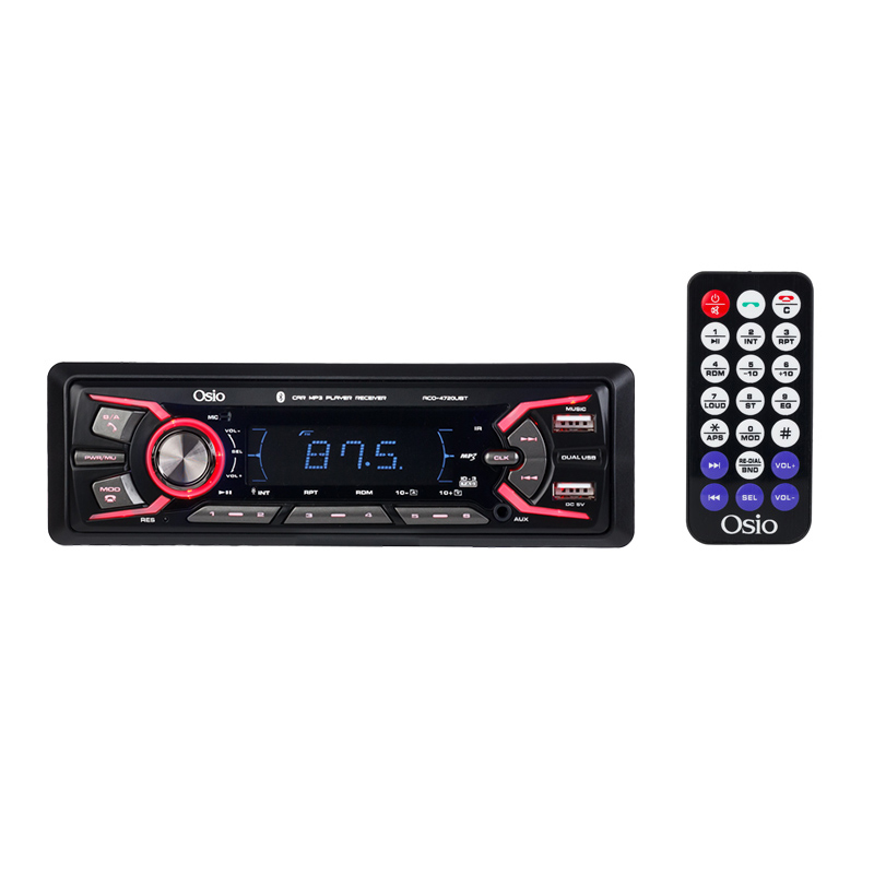 Osio Car Audio ACO-4720UBT με Bluetooth, USB και Τηλεχειριστήριο