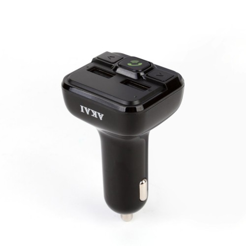 Akai Akai FMT-20BT FM Transmitter Hands Free και φορτιστής αυτοκινήτου με Bluetooth, micro SD και 2 USB - 110585-0007