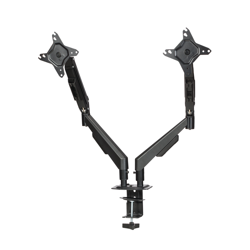 Osio Διπλή βάση monitor OSMA-4638 Μαύρη για 2 οθόνες υπολογιστή (17''- 32'')