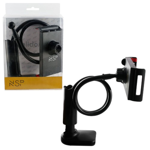 NSP  Βάση στήριξης Universal Μαύρη γραφείου (8253423) για κινητά/IPAD/Tablet 360°, 4.0