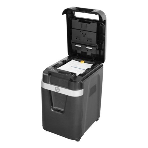 HP Καταστροφέας εγγράφων Pro Shredder Auto 200CC - 2820 Μαύρος με συνδετήρες και καρτών Cross Cut P4 - 10 Manual/200 Auto x A4 - 32.2L