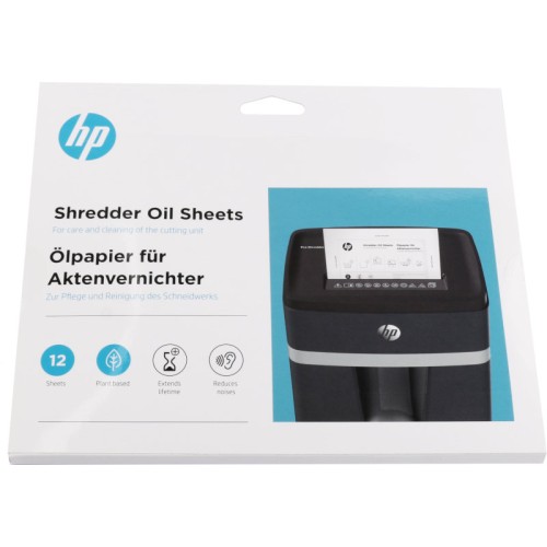 HP Χαρτί με οικολογικό λάδι για καταστροφείς εγγράφων 12 τμχ - Α5 9133 