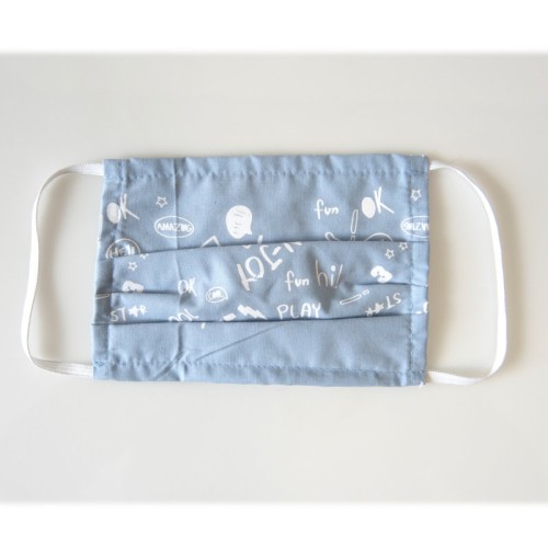 Osio Υφασμάτινη μάσκα OFM-3209BD προστασίας προσώπου γαλάζια με σχέδια