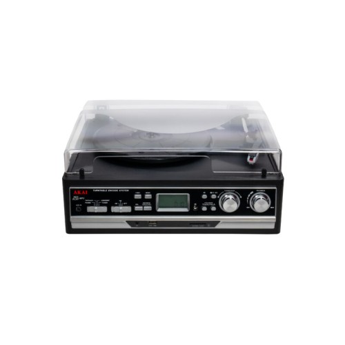 Akai Πικάπ ATT-15SE με Ραδιόφωνο, Κασετόφωνο & Bluetooth - 3 Ταχύτητες, Εγγραφή σε USB/SD