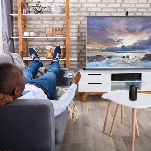  HP MP250/GRS Projector (3A3B6AA) με λάμπα LED, ενσωματωμένα ηχεία, autofocus, WiFi, Bluetooth HDMI, USB και τηλεχειριστήριο - 113049-0039