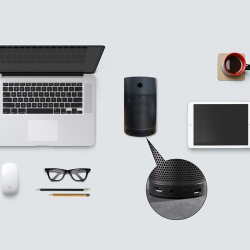  HP MP250/GRS Projector (3A3B6AA) με λάμπα LED, ενσωματωμένα ηχεία, autofocus, WiFi, Bluetooth HDMI, USB και τηλεχειριστήριο - 113049-0039