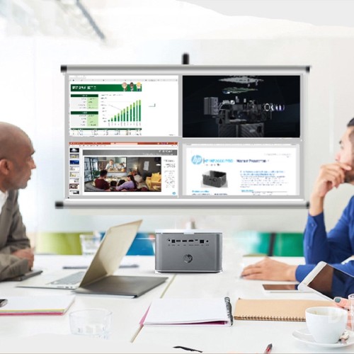  HP MP2000 Pro/GRS Projector (471U1AA) Full HD με λάμπα LED, ενσωματωμένα ηχεία, autofocus, WiFi, Bluetooth HDMI Arc, S/PDIF, διπλό USB και τηλεχειριστήριο - 113049-0040