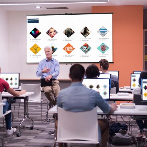  HP MP2000 Pro/GRS Projector (471U1AA) Full HD με λάμπα LED, ενσωματωμένα ηχεία, autofocus, WiFi, Bluetooth HDMI Arc, S/PDIF, διπλό USB και τηλεχειριστήριο - 113049-0040