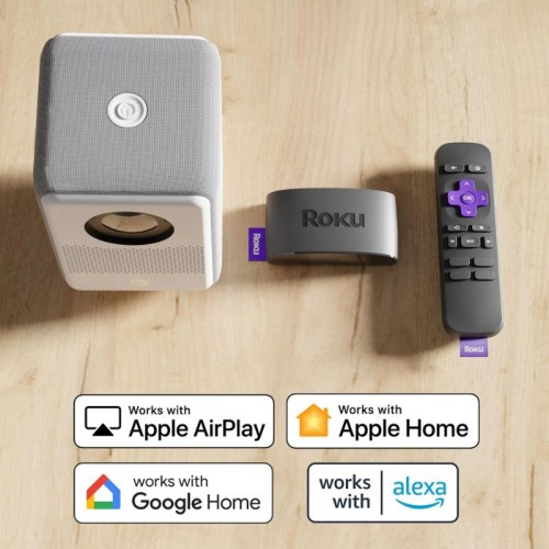  HP CC200 3-ΙΝ-1 Λευκός Projector Full HD 1080p με Roku Express, 84