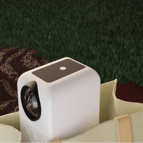  HP CC180W Λευκός Projector HD 720p με PD Power Bank, ενσωματωμένα ηχεία, 200 LED, Bluetooth, Wifi, HDMI, USB και τηλεχειριστήριο - 45W - 1130802-0004