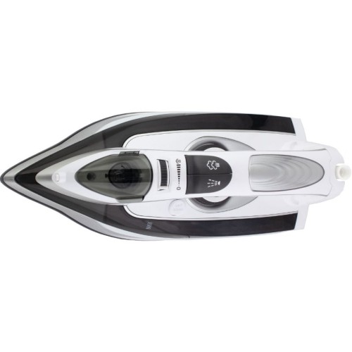  First Austria FA-5627-4-GR Άσπρο/Μαύρο Ατμοσίδερο με κεραμική πλάκα 450 ml, 3100 W - 199205-0032