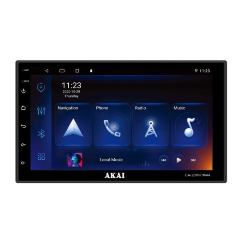 Akai CA-2DIN7064A Ηχοσύστημα αυτοκινήτου 2 DIN με Android, Bluetooth, USB, FM και Mirror link 7