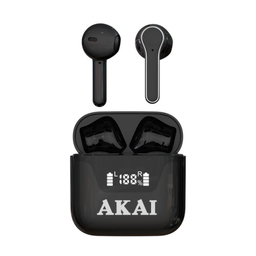  Akai BTE-J101 Μαύρα Ασύρματα Bluetooth in-ear ακουστικά - 110591-0003