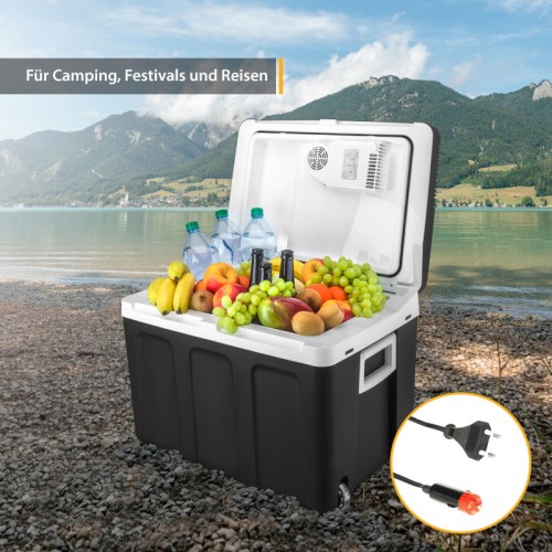  First Austria FA-5170-2-BA Φορητό ηλεκτρικό ψυγείο θερμαντήρας με ροδάκια Mαύρο AC/DC, μικτά 45L - 199215-0003