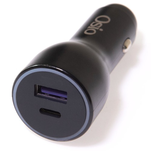  Osio OTU-5913B Διπλός φορτιστής αυτοκινήτου Fast Charge με USB Type-C και USB Type-A 36 W - 194305-0001
