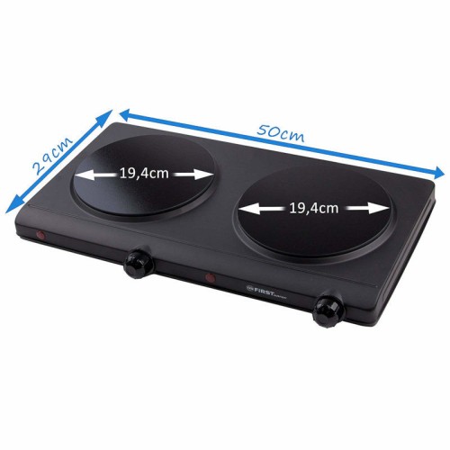  First Austria FA-5096-2 Διπλή υπέρυθρη κεραμική εστία 2500 W - 199194-0013