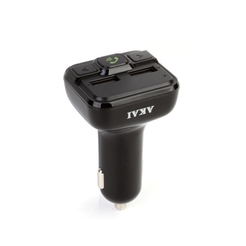  Akai FMT-20BT FM Transmitter Hands Free και φορτιστής αυτοκινήτου με Bluetooth, micro SD και 2 USB - 110585-0007