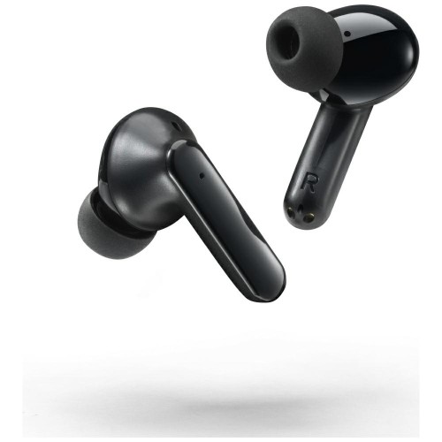 Motorola Motorola Moto Buds 125 Black Ασύρματα Ακουστικά Ψείρες (TWS) με Θήκη, Bluetooth 5.2, IPX5, έως 21h