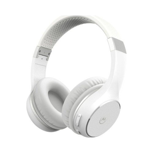 Motorola Motorola XT220 White Ασύρματα Over-Ear Ακουστικά, Αναδιπλούμενα, 40mm, 24h, με Μικρόφωνο