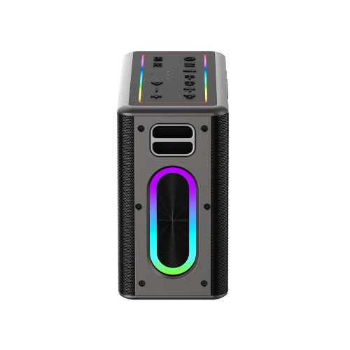 Akai AKAI ABTSW-120 Αδιάβροχο Φορητό Ηχείο Bluetooth με 2 Ασύρματα Μικρόφωνα, TWS, 80W