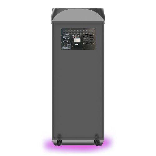 Akai AKAI DJ-Y9L Φορητό Party Speaker με Bluetooth & DiscoBall Lights, 600W RMS, 12″ Subwoofer