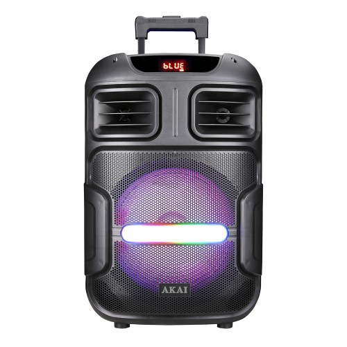 Akai AKAI ABTS-X5 Fusion Φορητό Ηχείο Party με Τρόλεϊ 50W RMS, Bluetooth 5.0/TWS, USB/TF/AUX, FM, Ασύρματο Μικρόφωνο