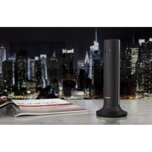 Philips Philips M4501B/GRS Black (Ελληνικό Μενού) Ασύρματο τηλέφωνο με ανοιχτή ακρόαση, φωτιζόμενη οθόνη & πληκτρ. και 50 διπλές μνήμες