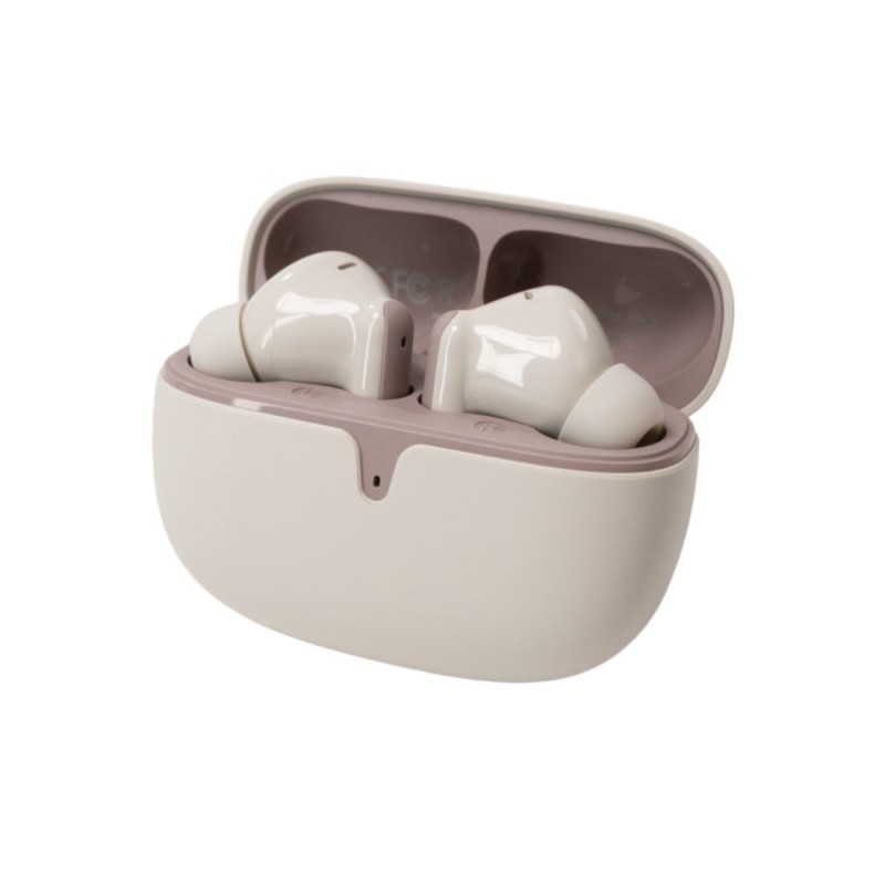 AGM AGM Buds 5 – Ακουστικά Bluetooth 5.4 με 13mm Dual Speakers, ANC/ENC & Touch Control, IPX4, Μπεζ