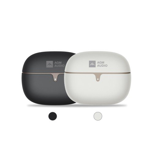 AGM AGM Buds 5 – Ακουστικά Bluetooth 5.4 με 13mm Dual Speakers, ANC/ENC & Touch Control, IPX4, Μαύρο
