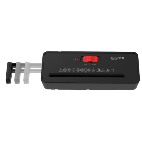 Olympia Olympia PS 36 Pro (2721) – Καταστροφέας Εγγράφων για 6 Φύλλα με Κάδο 8,1L, Μαύρος