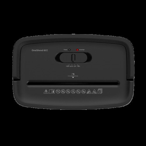 HP HP OneShred 8CC (2826) – Καταστροφέας Εγγράφων P-4 Σταυρωτής Κοπής για 8 Φύλλα με Κάδο 15L (Μαύρος/Ασημί, 200W)