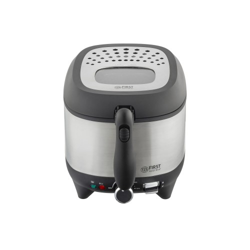 First Austria First Austria FA-5058-3 – Φριτέζα 2,5L 1600W με Παράθυρο Ελέγχου & αφαιρούμενο δοχείο λαδιού (Μαύρη)