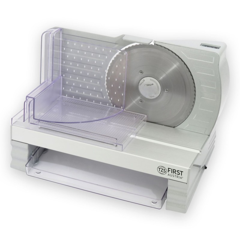 First Austria First Austria FA-5110-3 – Κόφτης Αλλαντικών, Τυριών & Ψωμιού 120W με Ρυθμιζόμενο Πάχος 0–20mm (Λάμα Inox 170mm)