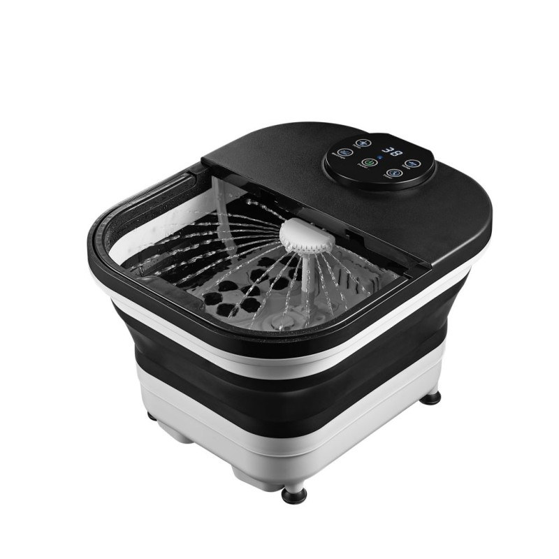 First Austria First Austria FA-8116-4 – Υδρομασάζ Ποδιών Πτυσσόμενο 500W με Ψηφιακό Έλεγχο Θερμοκρασίας & Ρολά Μασάζ (Μαύρο/Λευκό)