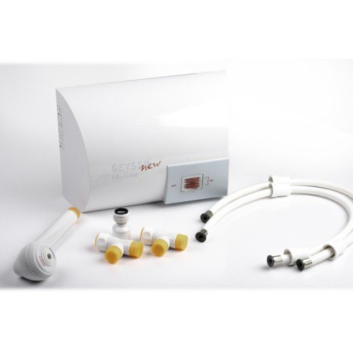 Geyser  Geyser 2AC25N Ηλεκτρικός ταχυθερμαντήρας μπάνιου με τηλέφωνο και βρύσης 5000 W - 10068-0004