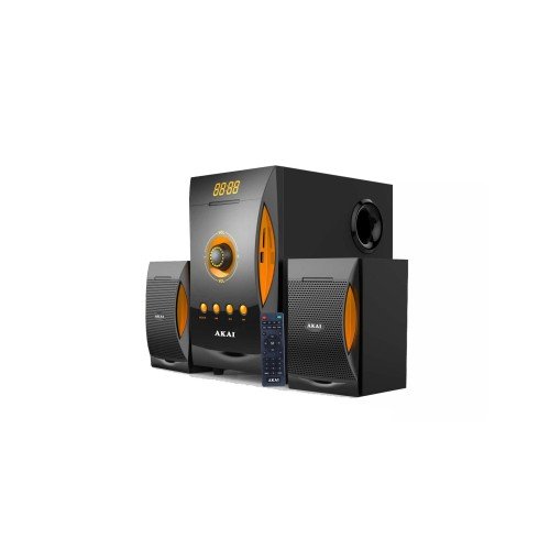 Akai Akai SS032A-3515 – Ηχοσύστημα 2.1 Καναλιών με Subwoofer, Bluetooth, FM & USB/SD (38W RMS) με Τηλεχειριστήριο